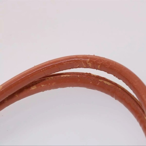 💎💕CHANEL Tote Bag Patent leather Reprint Pink CC Auth am4588 - Picture 8 of 16